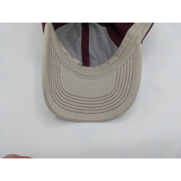 MN Gophers Hat NCAA Adjustable buckle Gray Red Mascot Goldy Embroidered Logo - Picture 11 of 12